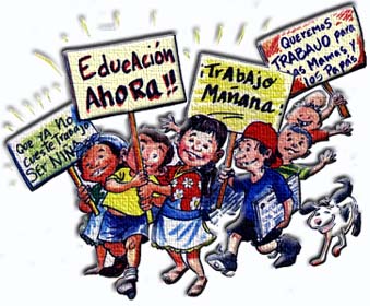 En contra del trabajo infantil y a favor de los derechos del ni&ntilde;o
